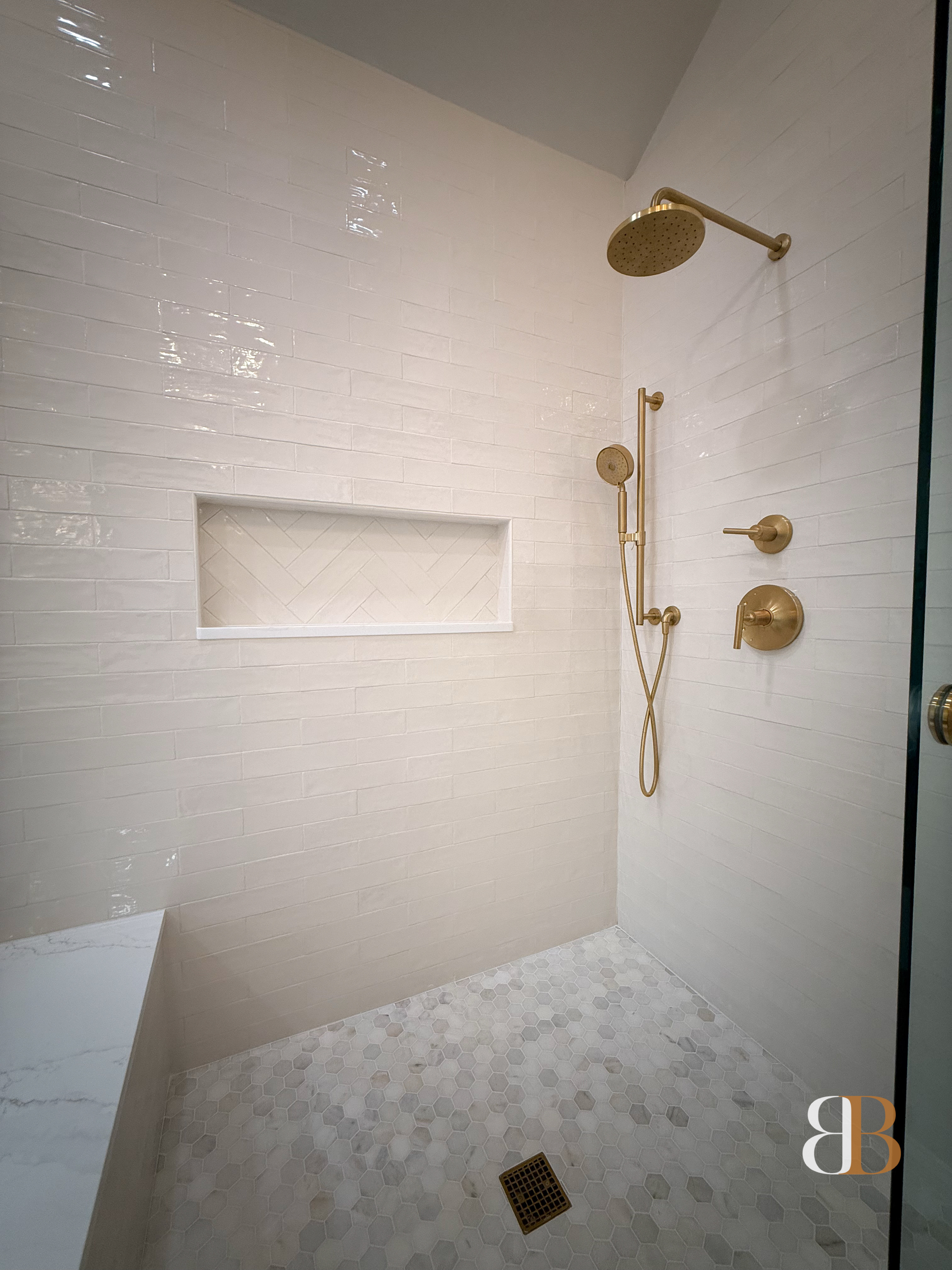 Contemporary bathroom remodel in Yardley by B&B Associates Creations — photo 3